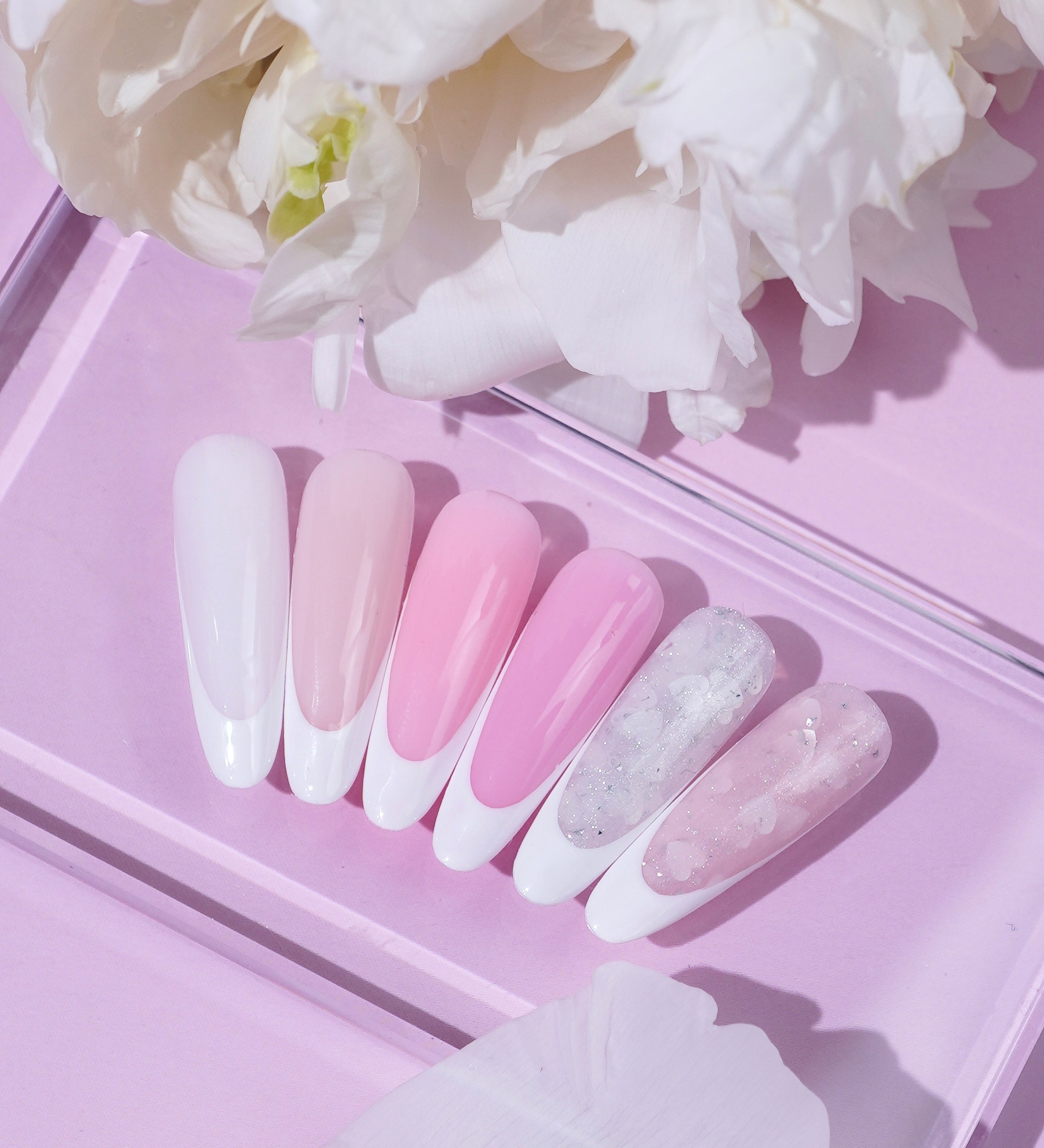 Różowe żele budujące Builder Gel - 11 wyjątkowych odcieni do stylizacji paznokci 💕✨