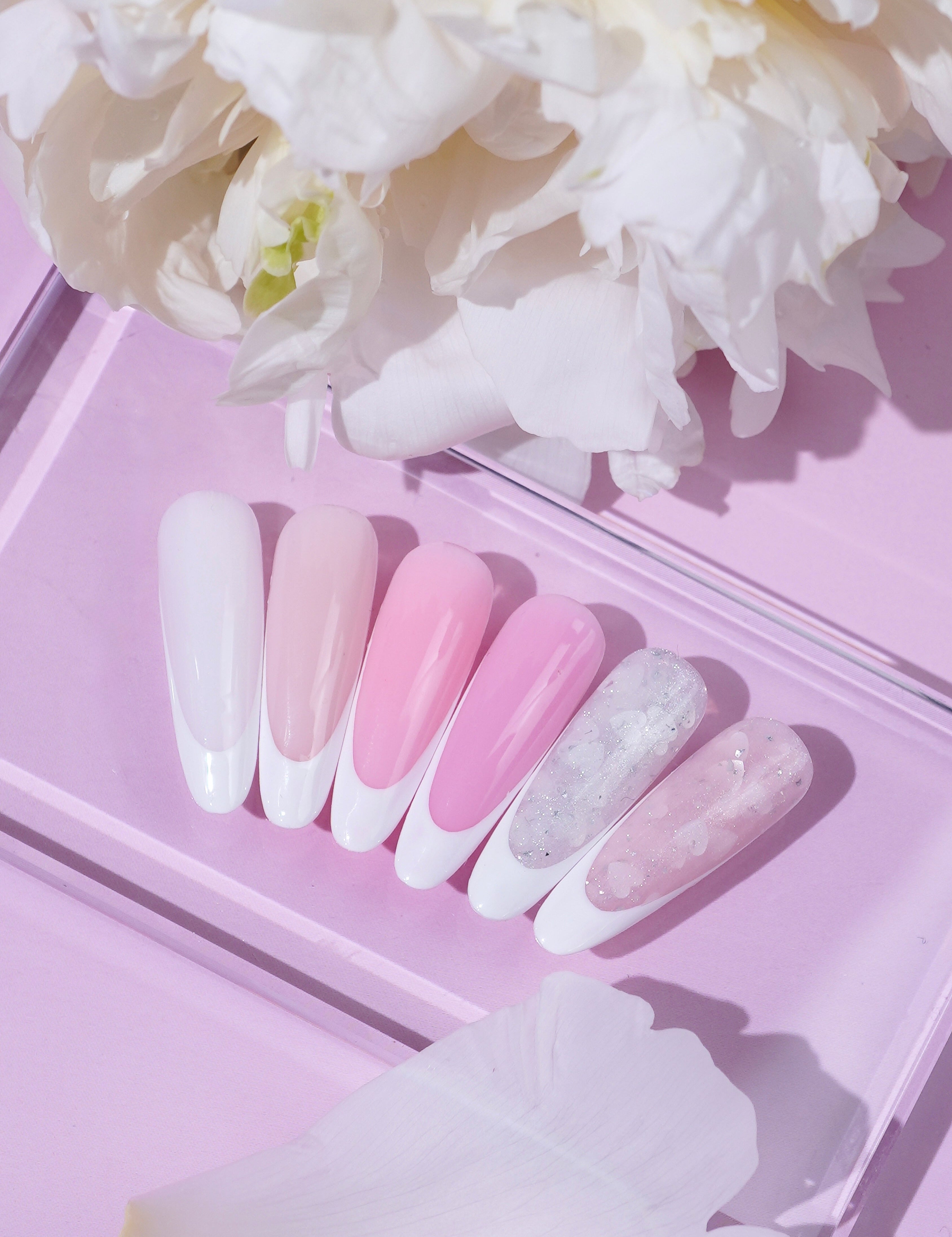 Różowe żele budujące Builder Gel - 11 wyjątkowych odcieni do stylizacji paznokci 💕✨