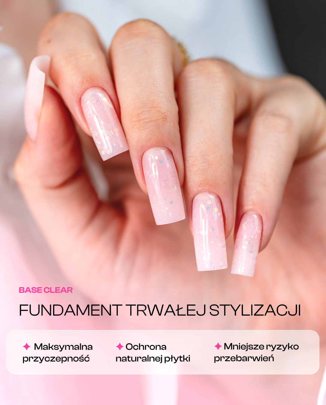 BASE CLEAR – baza zwiększająca przyczepność stylizacji