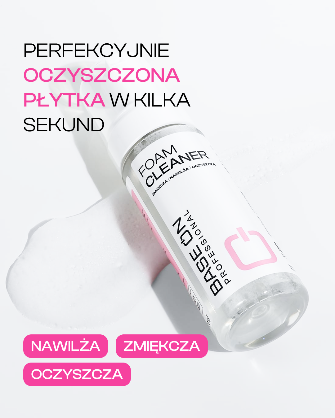 FOAM CLEANER - Pianka oczyszczająca manicure i pedicure