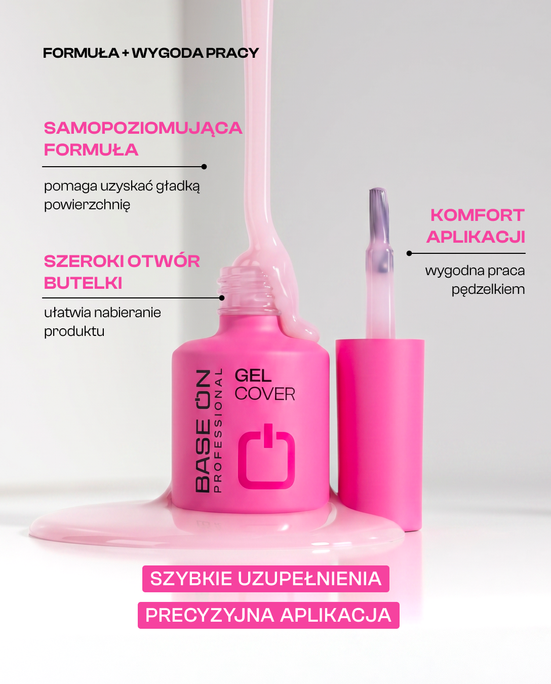 GEL COVER - Żel budujący do szybkich uzupełnień - Nude Soft GC04