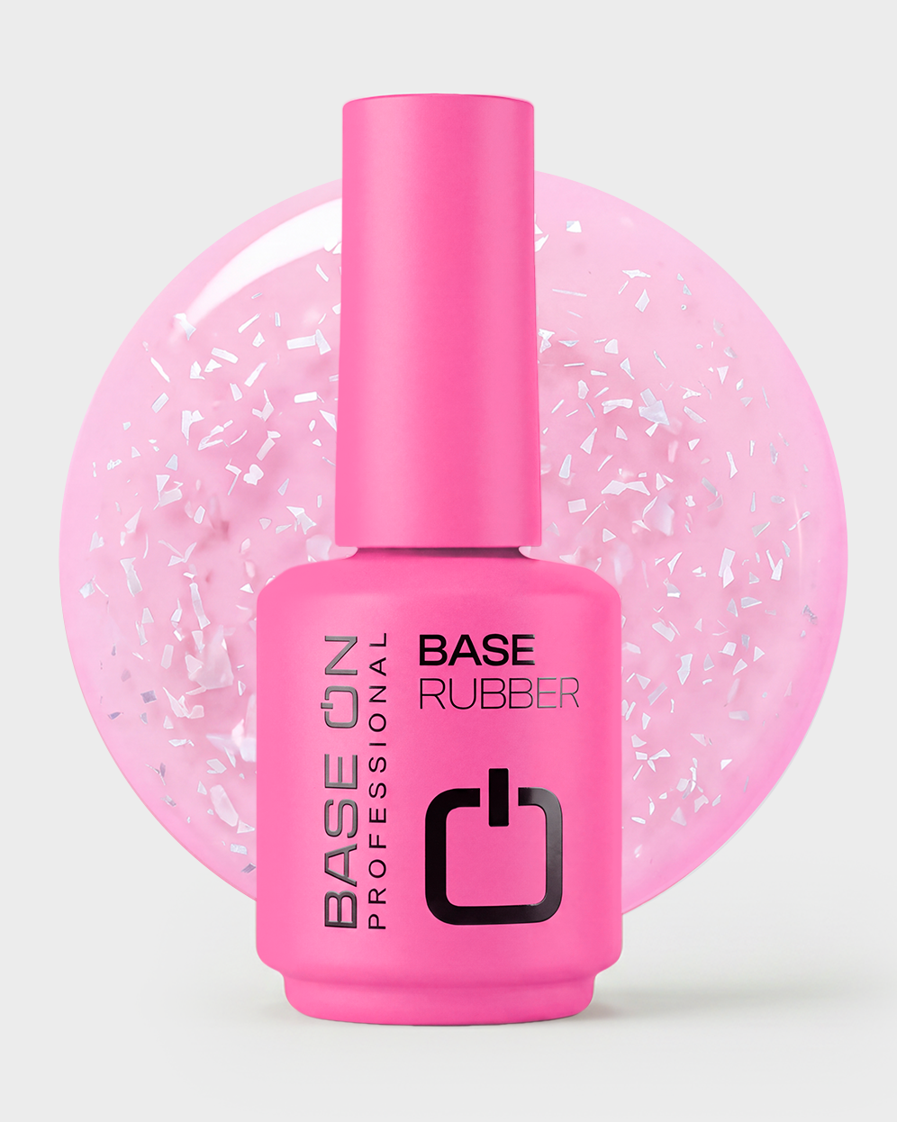 RUBBER BASE RB13 Shimmer Moon – elastyczna baza hybrydowa w kolorze