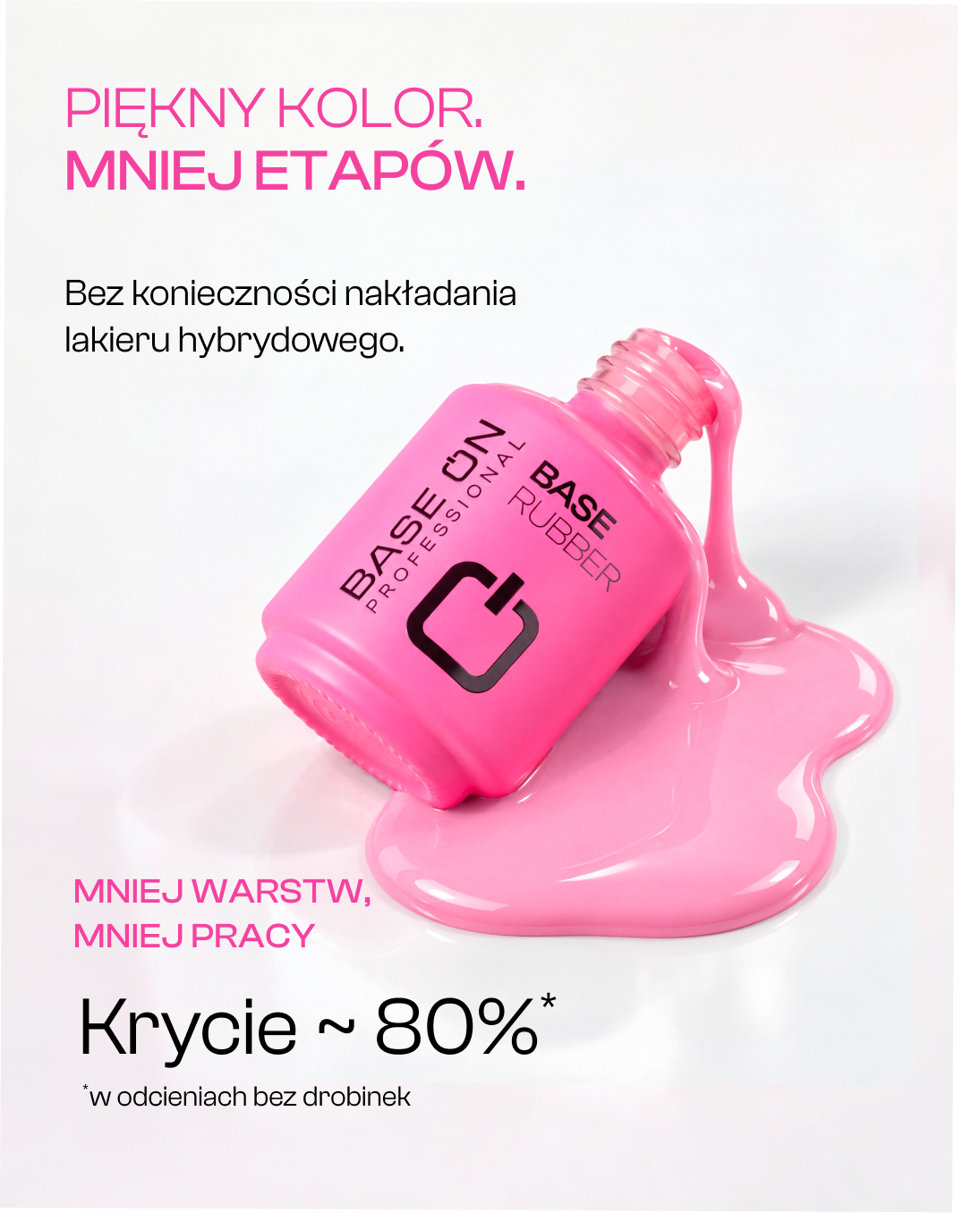 RUBBER BASE RB02 Lavender – elastyczna baza hybrydowa w kolorze