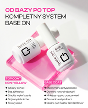 Zestaw 3 produktów GEL COVER – żel + baza i top