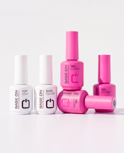 Zestaw 5 produktów GEL COVER – 3 x żel + baza i top